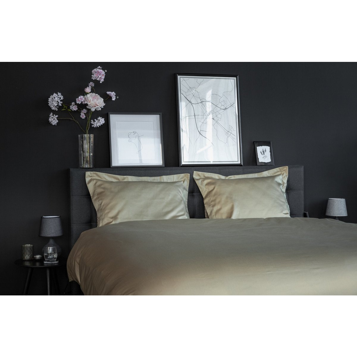 100% Cotton Satin Duvet Cover Set Summer Glow