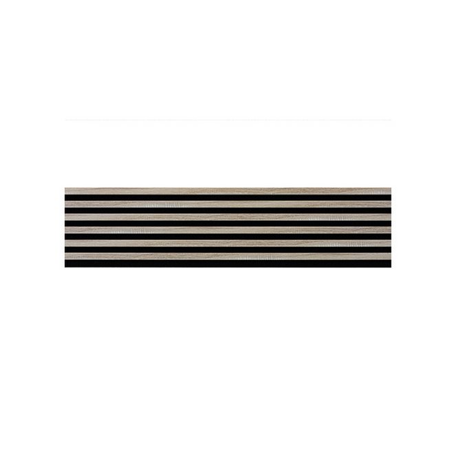 Decoratieve panelen - Lamella panel WL 270×30 cm black – sonoma oak