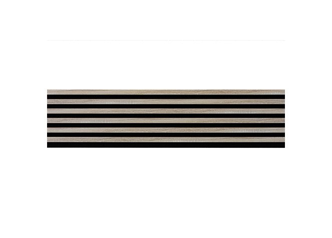 Decoratieve panelen - Lamella panel WL 270×30 cm black – sonoma oak