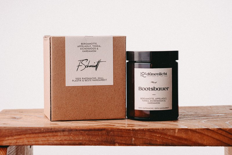 Scented candle "Boat Builder"