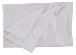 WS Deluxe Satin Pillowcase and Eyemask Set Light Grey