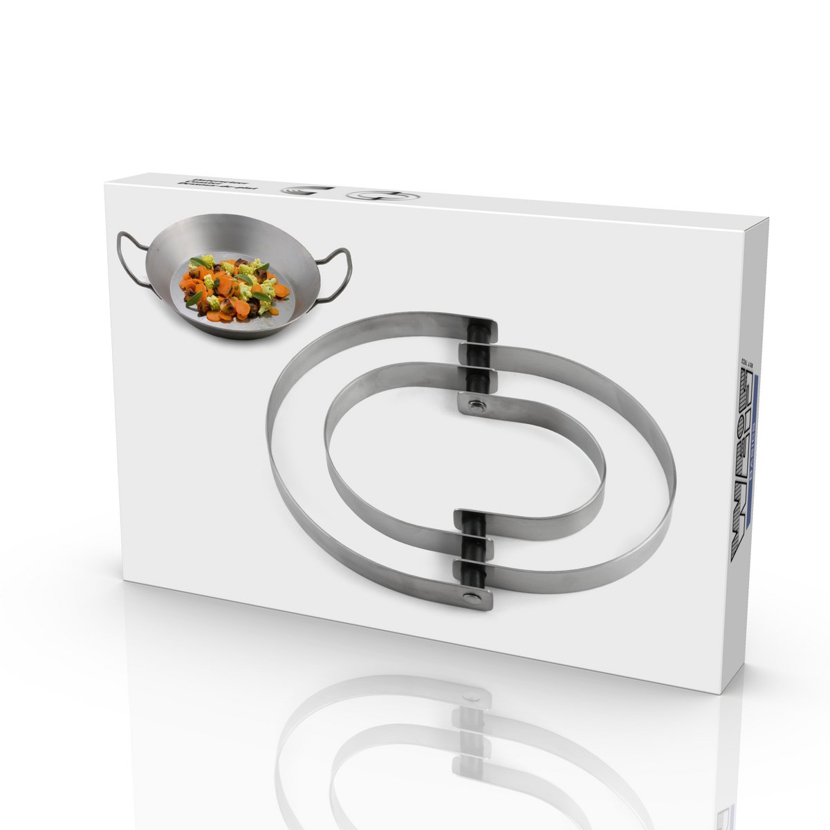 Stainless steel coaster can be folded out