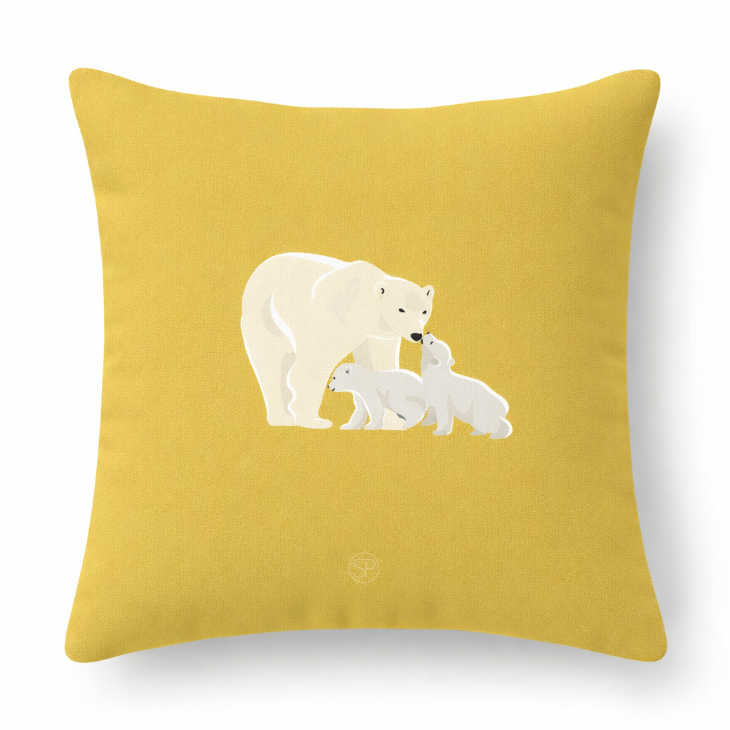 40x40 Indoor - Coton (cretonne) Jaune pollen