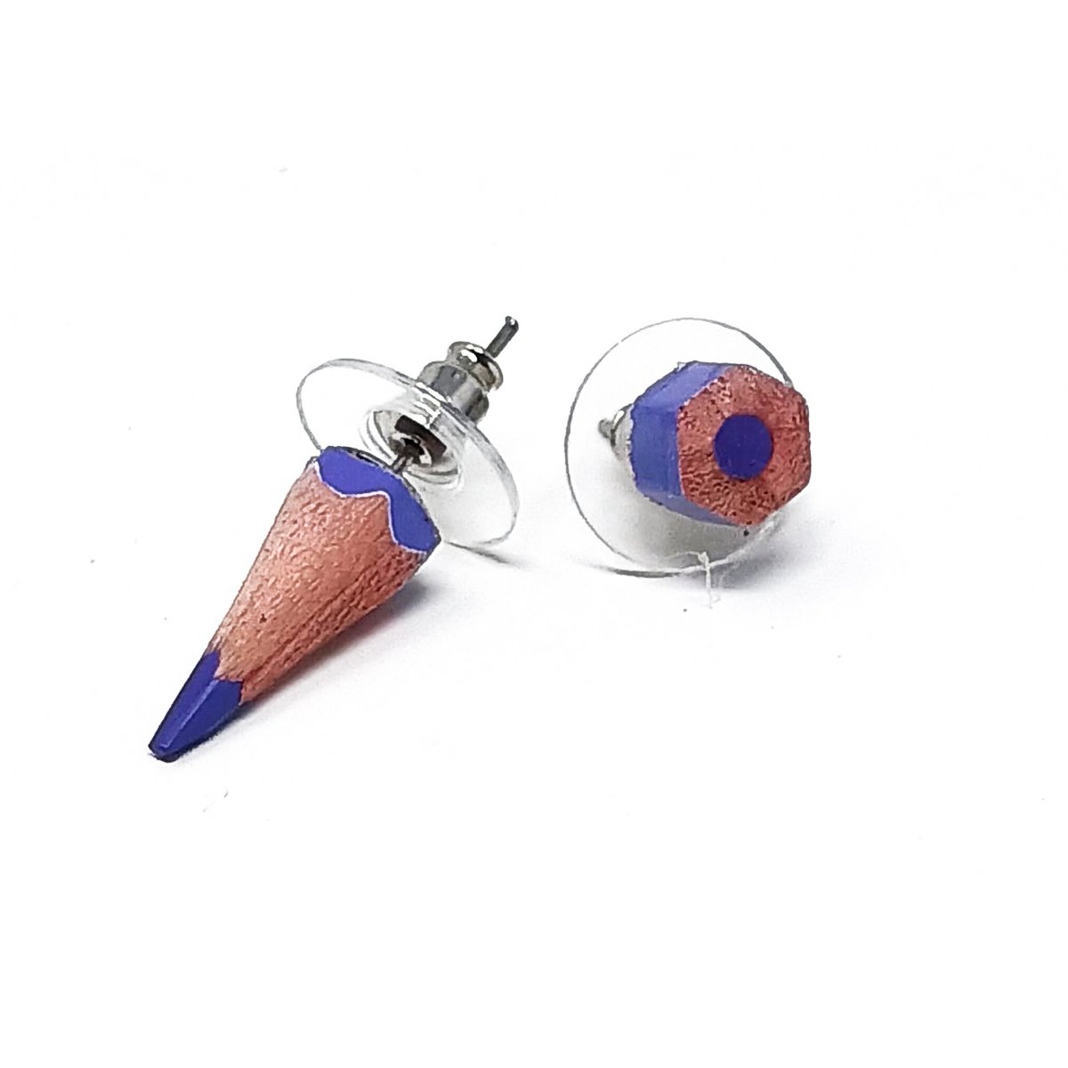 Pencil Stud Earrings - Dark Colors - While Stock List Copy