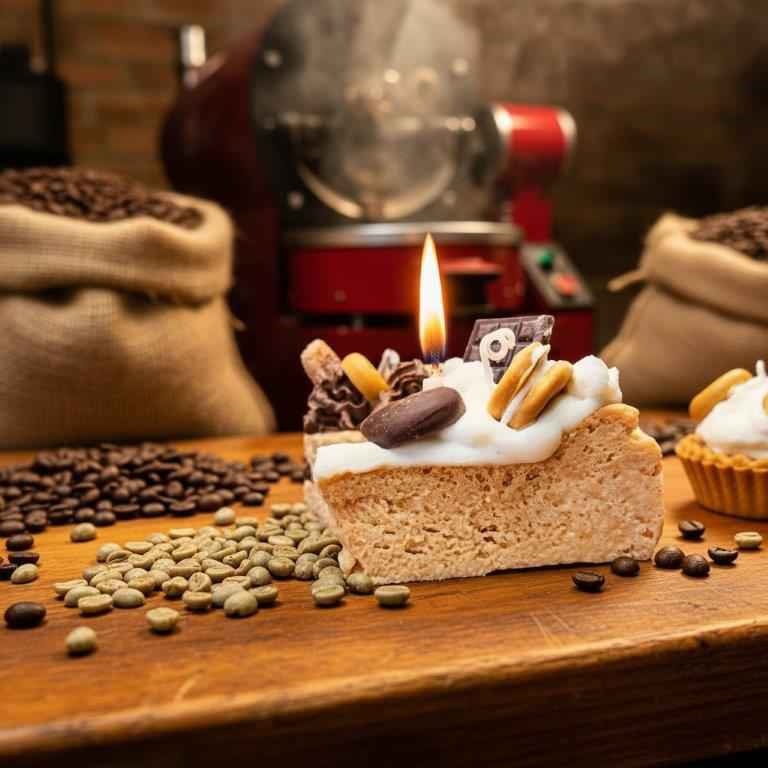 LAVURI® Caramel Slice - Cake - with whipped cream, chocolate bars and cookie rings as decoration