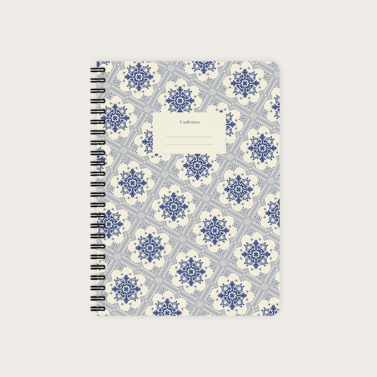Notepad Azulejos Pattern No. 4 A5