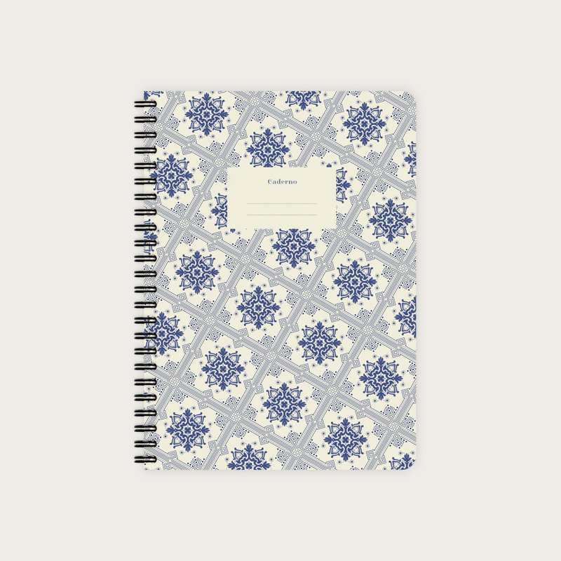 Notepad Azulejos Pattern No. 4 A5