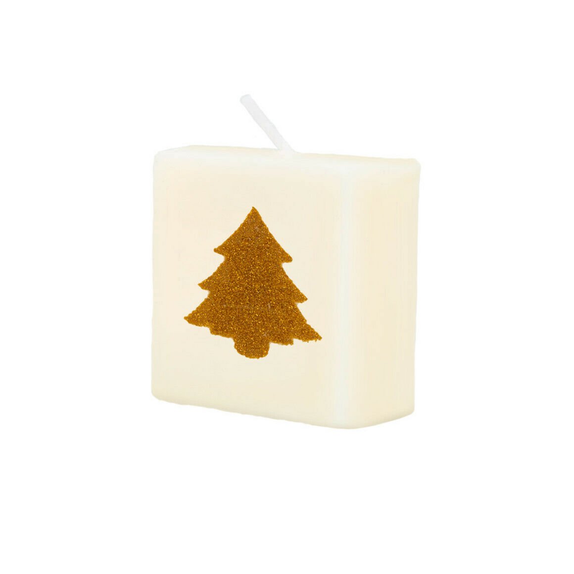 Letter Candle - Christmas tree gold