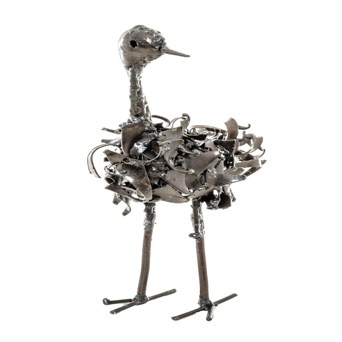 METAL NATURAL SMALL OSTRICH
