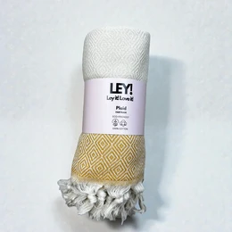LEY! Plaid Raute - Gelb