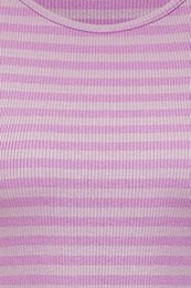 Tammo longsleeve in light purple / purple striped ribbed jersey for women