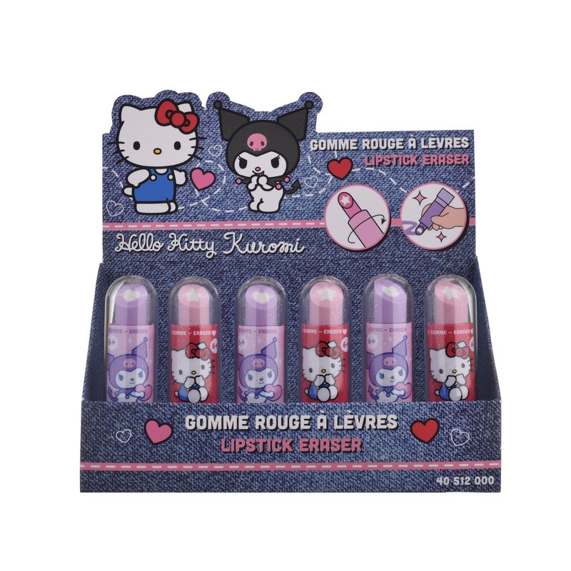 Hello Kitty og Kuromi Lipstick Eraser