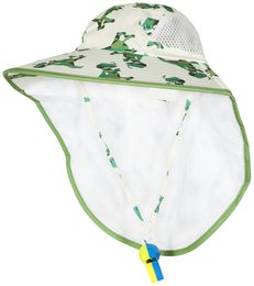 Sommermütze, 52 cm + Gummizug, Nackenschutz, Baumwolle, VE-4,  T-Rex