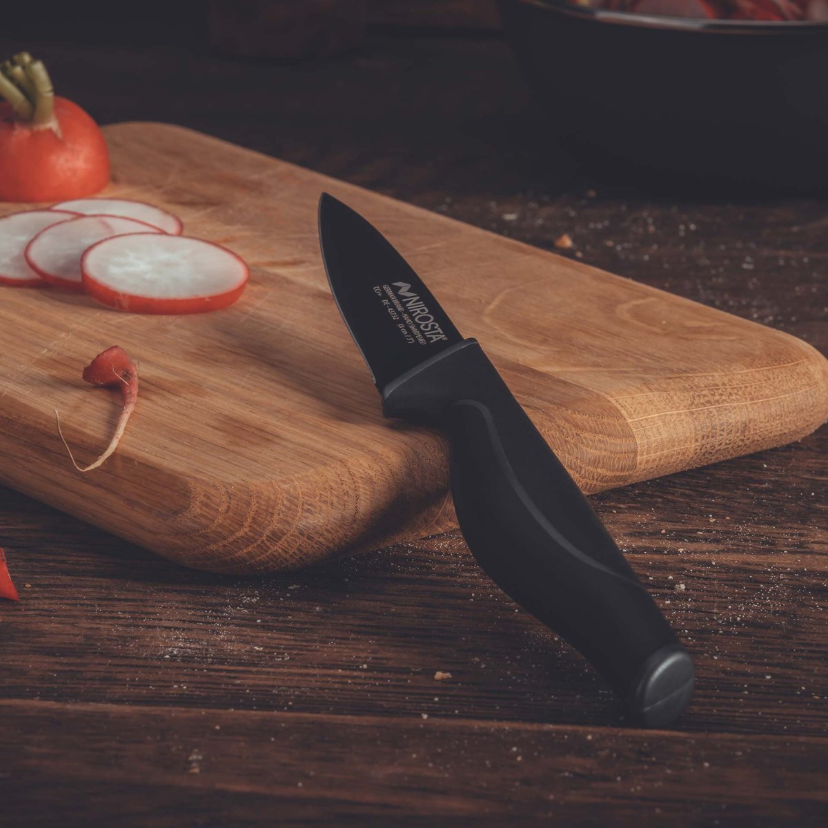 Vegetable knife 20 cm Nirosta Black Edition