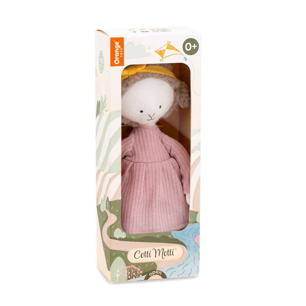Cotton Soft Toy, Cotti Motti - Zoe The Sheep (30 cm)