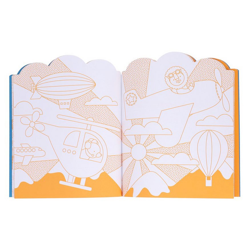 Kleurboek Met Stickers - Voertuigen