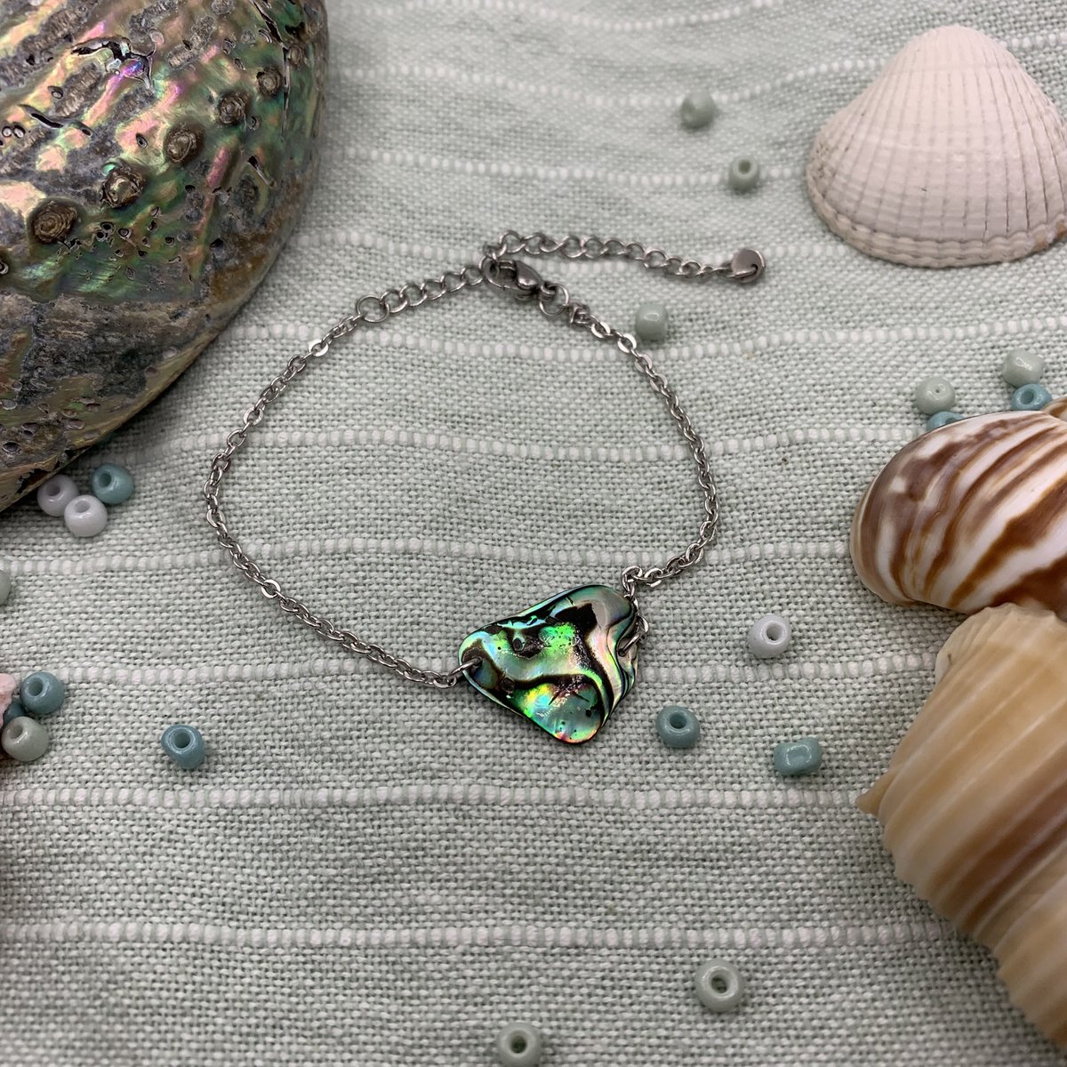 Shell bracelet | Abalone handmade cute ocean lover jewellery