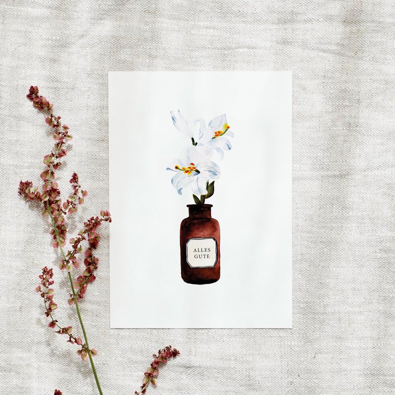 Ansichtkaart - Het allerbeste · Apothekerspot