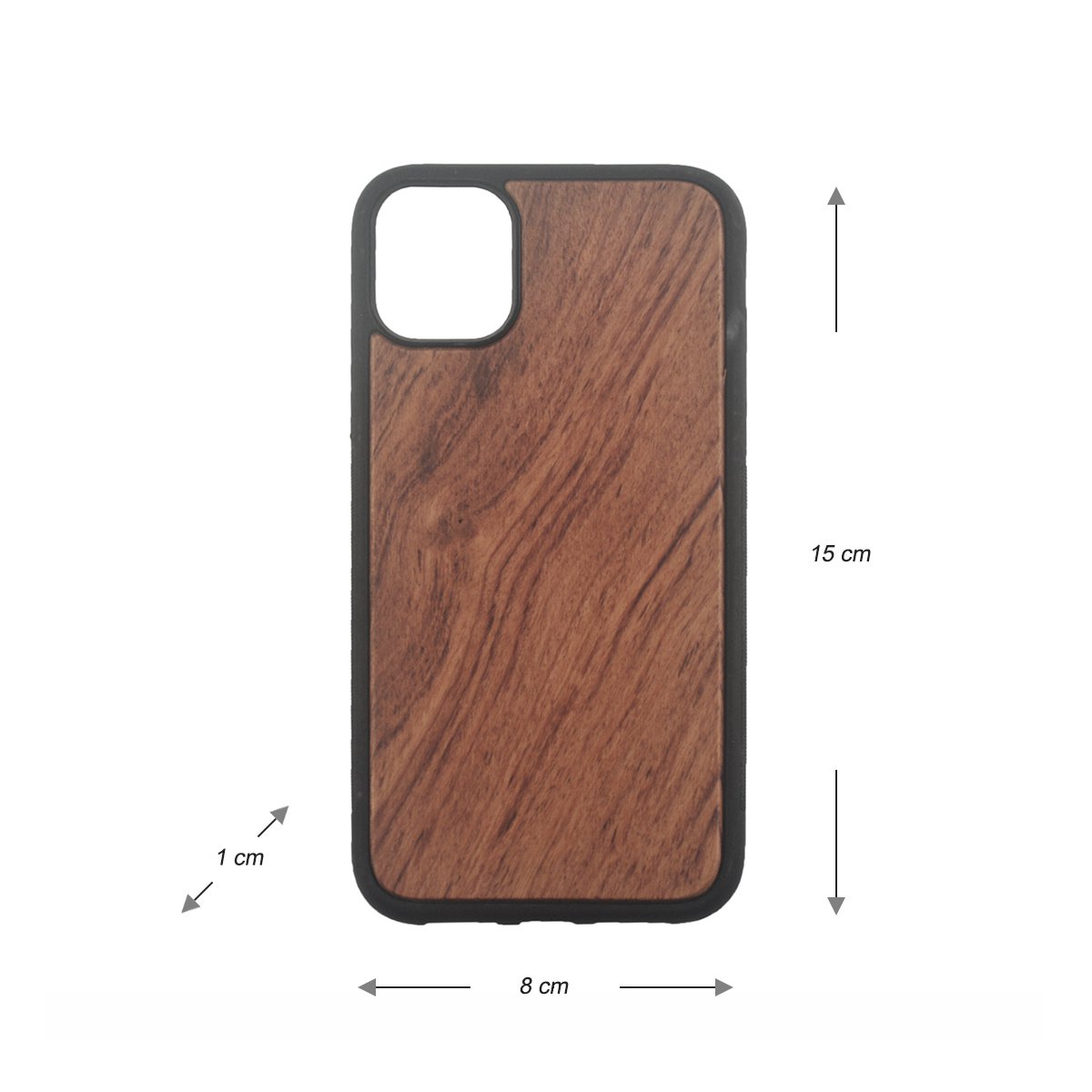 iPhone 11 Hoesje van TPU en Walnoot