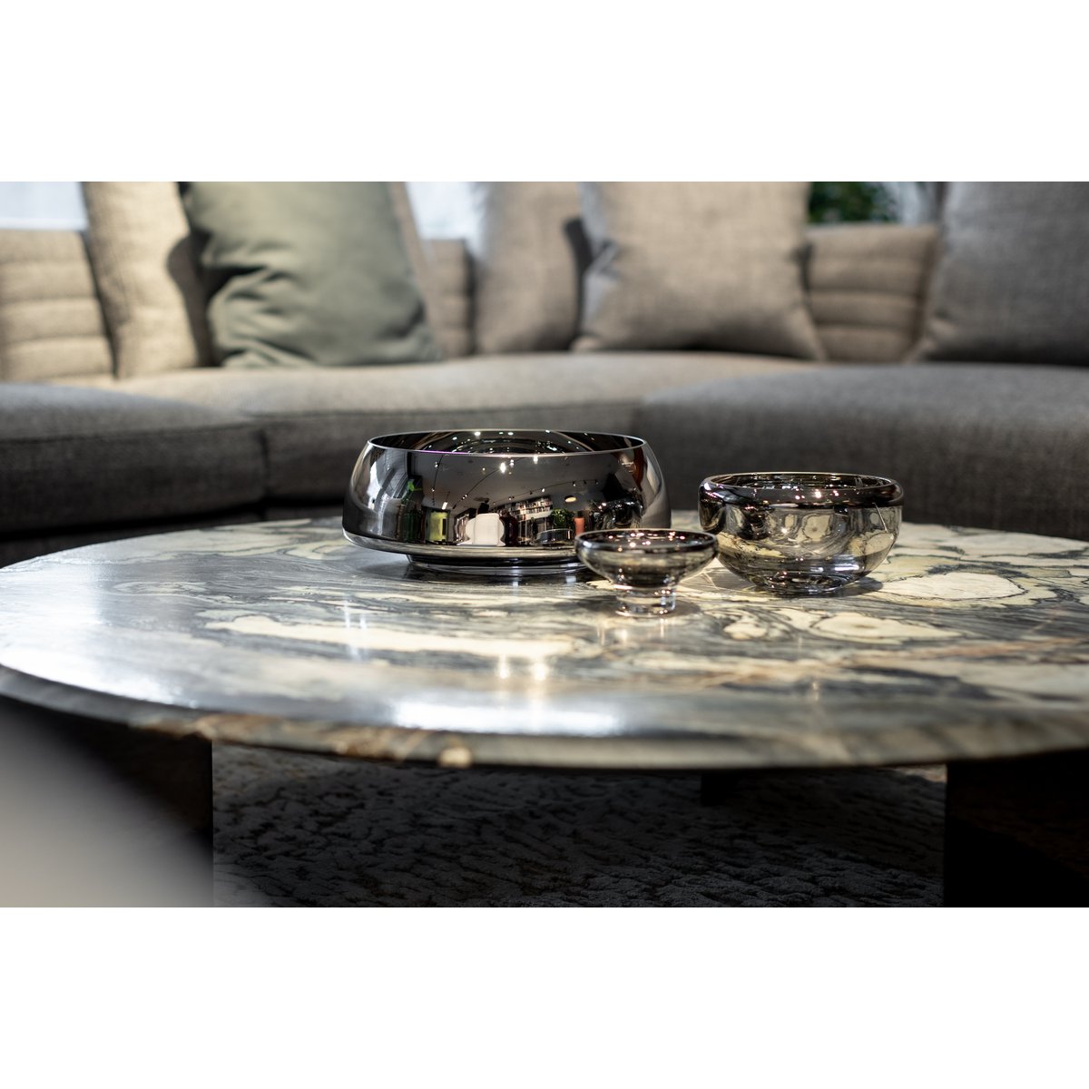 Deco kleine ronde schaal