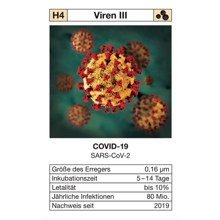 Quatuor "Seuchen 1" - maintenant avec la carte COVID-19 actuelle