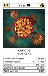 Quartet "Seuchen 1" - now with the current COVID-19 card