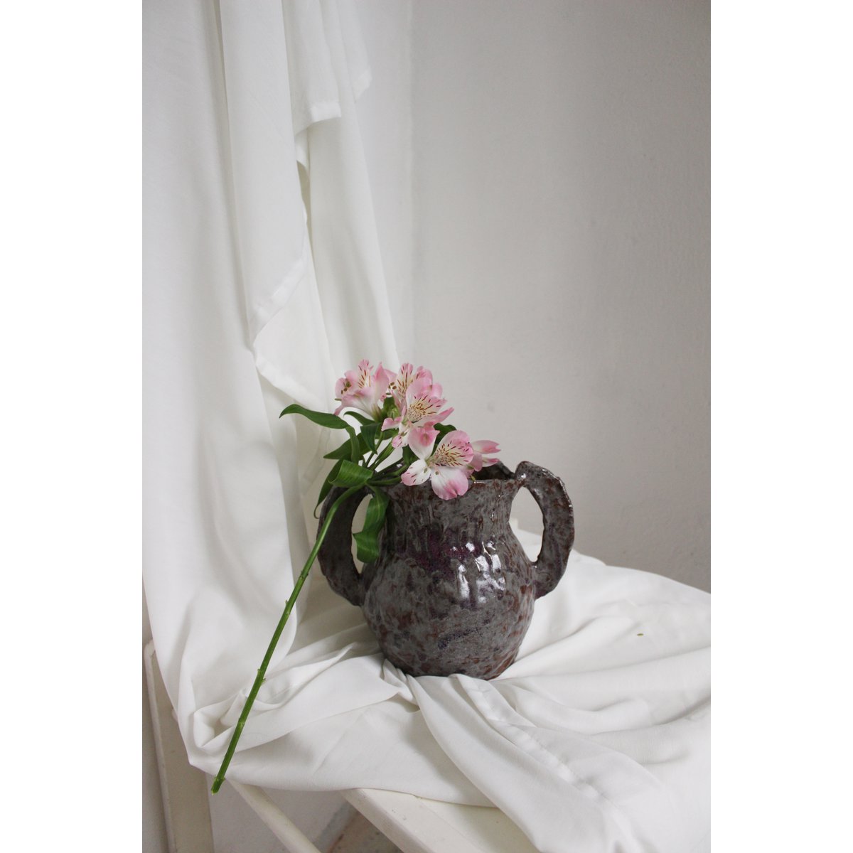 Big Rustic Handmade Ceramic Vase
