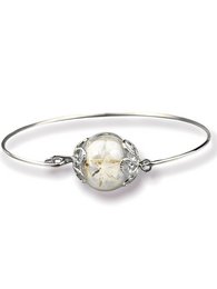 Bracelet élégant bracelet bracelet en graines de pissenlit - Bijoux minimalistes plaqués argent - RETARM-32