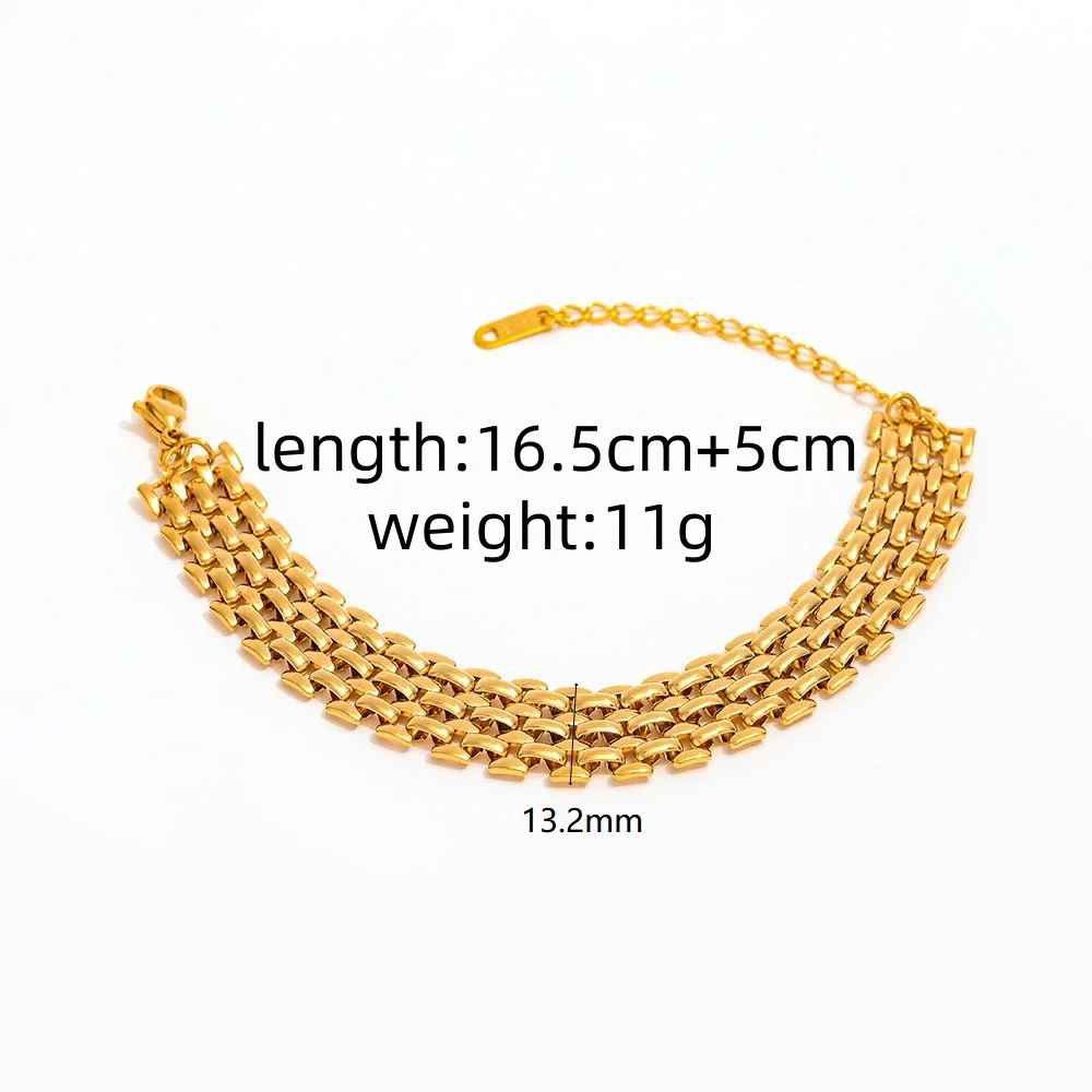 Oliveira – Gold-Silber-Mesh-Choker-Halskette
