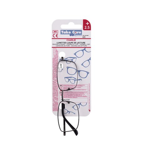 Leesbril – Charlie Metal Zwart +2,5