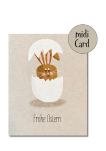 Midikarte Osterhase