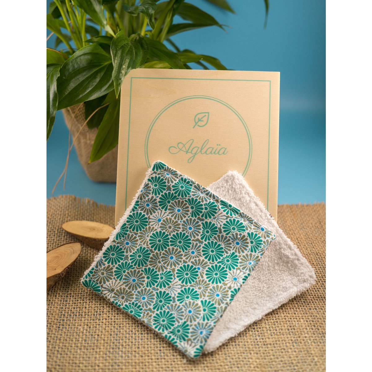 Box lingettes démaquillantes lavables - Semainier de 7 lingettes