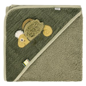 Kameleon badhanddoek met capuchon
