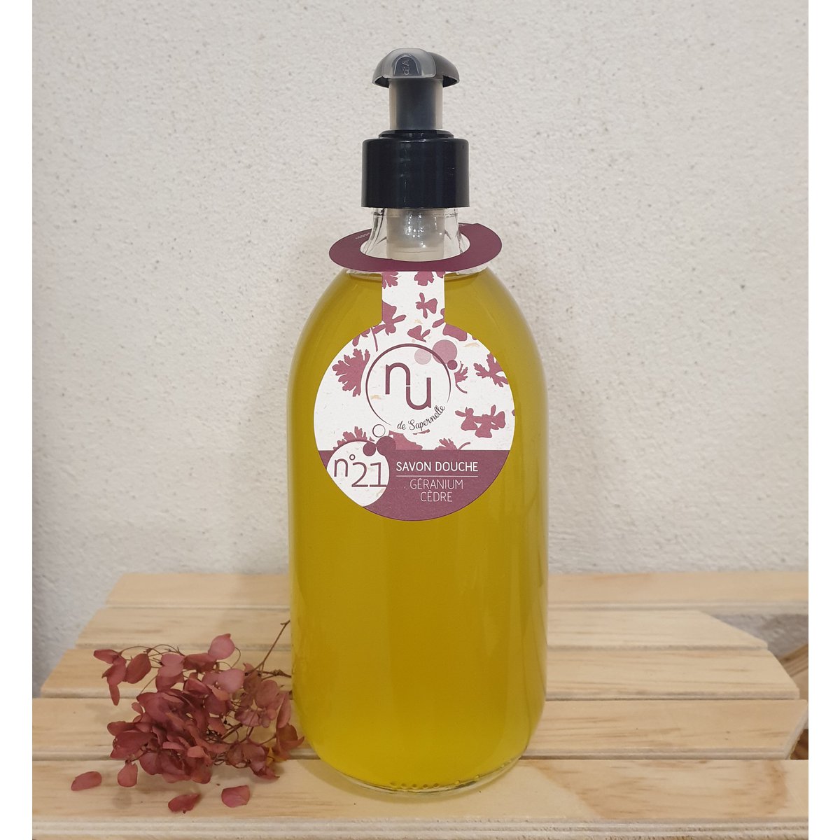 N21 SAVON DOUCHE GÉRANIUM, CÈDRE 500mL