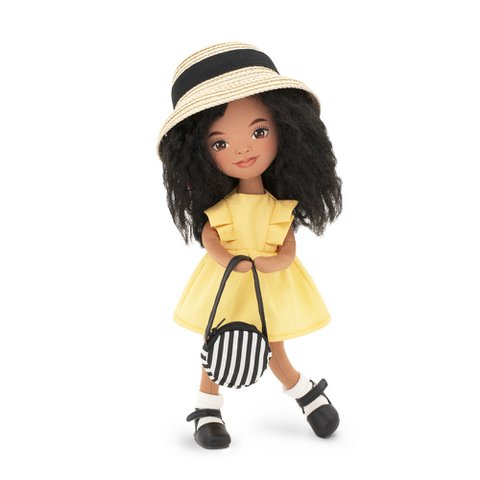 Soft toy, Sweet Sister - Tina in a Yellow Dress + bonus accessories set (35cm)