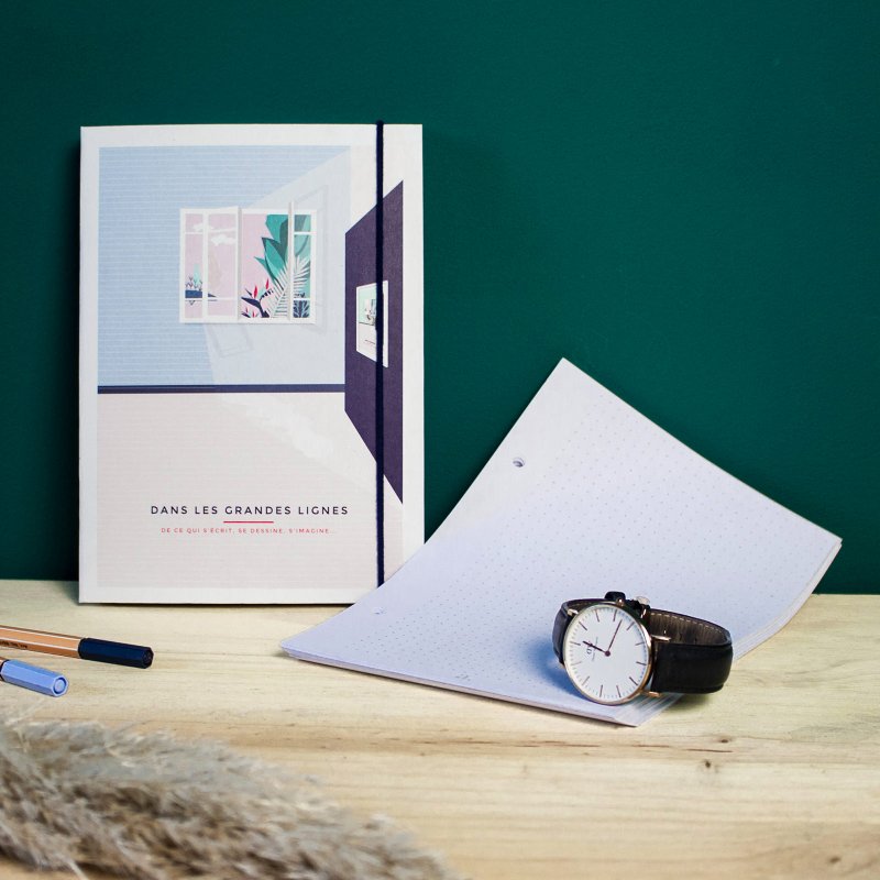 Bullet-journal ricaricabile "L'Organisé" - Fogli a punti