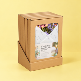 Giftbox - Dried Flowers in Letterbox - Pink