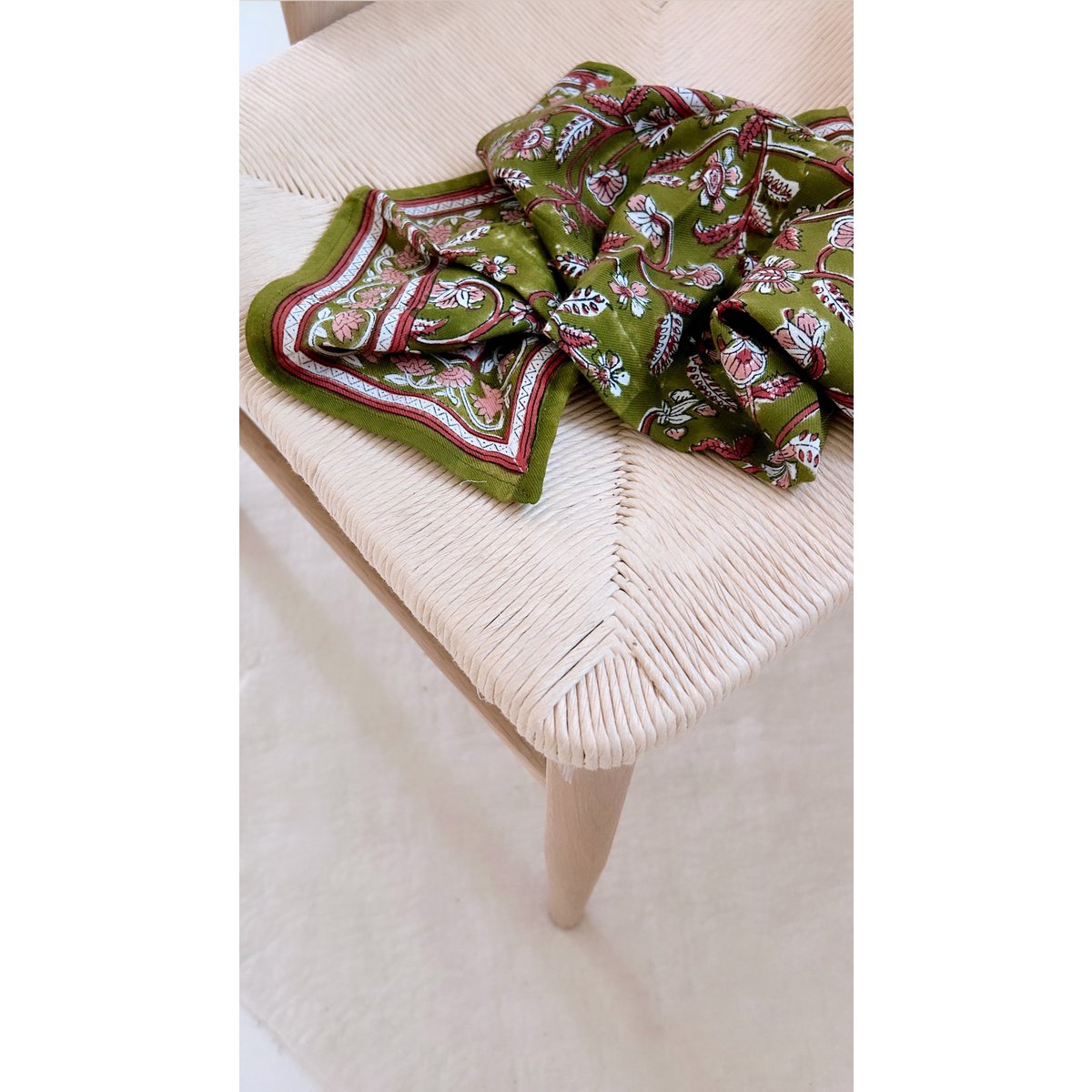Foulard Adulte Delhi Menthe 100 cm