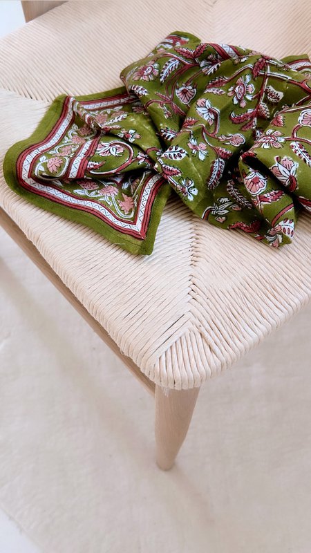 Foulard Adulte Delhi Menthe 100 cm