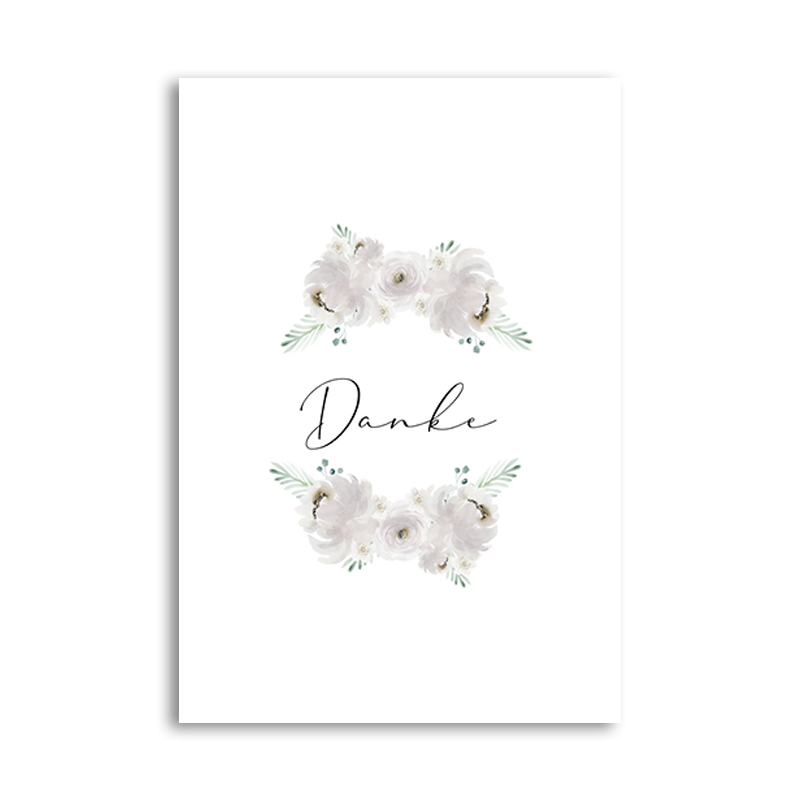 Postcard "Thank you"
