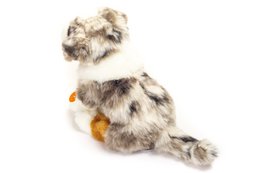 Australian Shepherd puppy zittend 22 cm - knuffel - knuffel