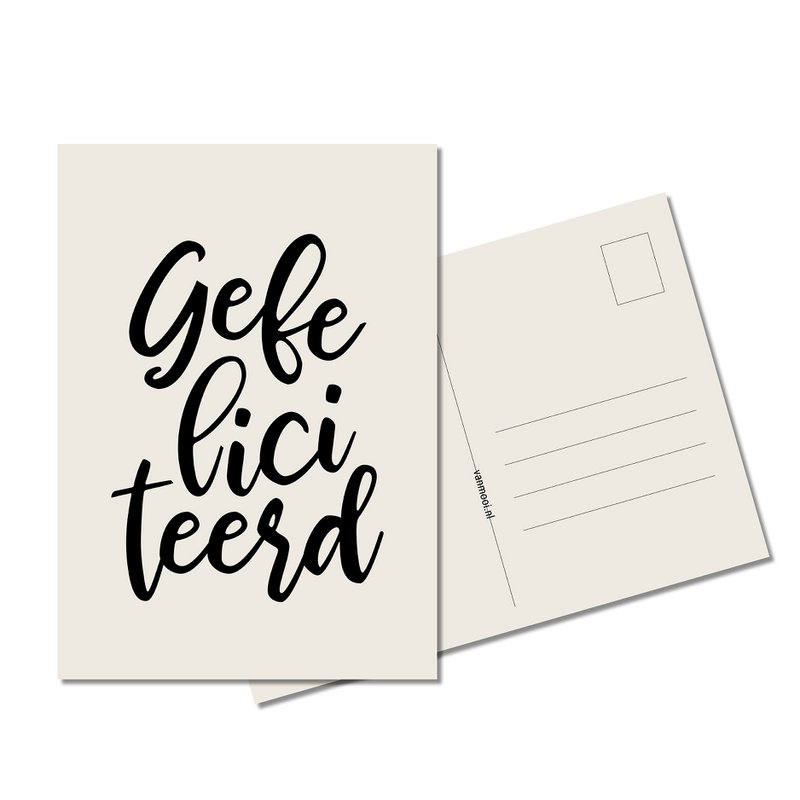 KAART | Gefeliciteerd
