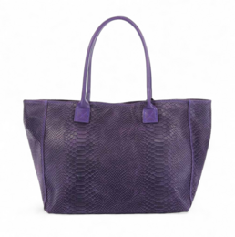 Sac cuir LOLA - Lilla - Fremstillet i Italien