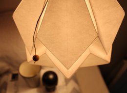 Origami Plain Color Paper Pendant - Size S