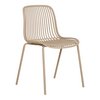 Branson Garden Chair - Sand, Stackable, 55x46.5x82 cm - Set of 4