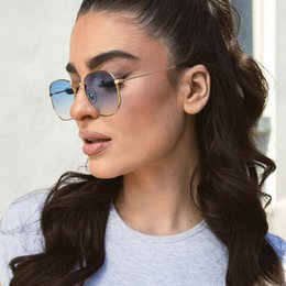 Maestri Italiani 200-7006-Unisex metalen zonnebrillen met UV400-bescherming