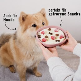 ne&no® Silikon Futterschale - Schnurrhaarfreundlich - extra flach - für Katzen