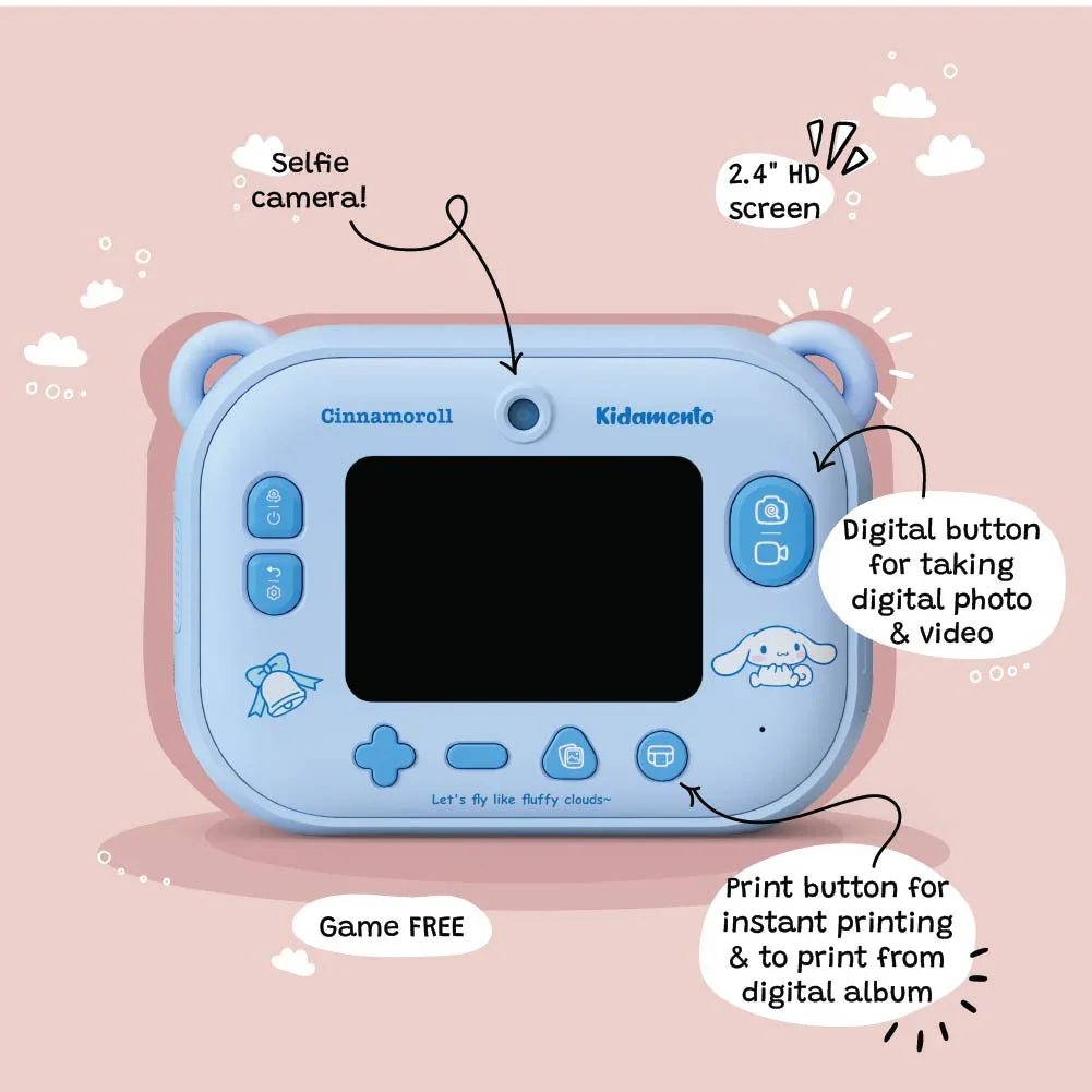 Cámara de impresión Sanrio Cinnamoroll