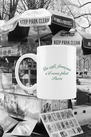 Französische Kaffeetasse
