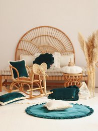 Mata Soft Velvet z Falbanką „Emerald”